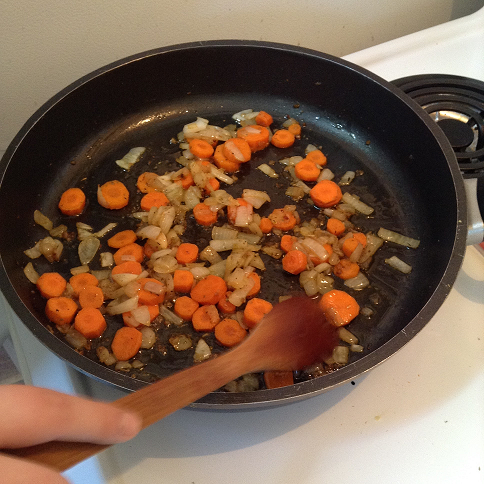 carrot vegetable stir fry image