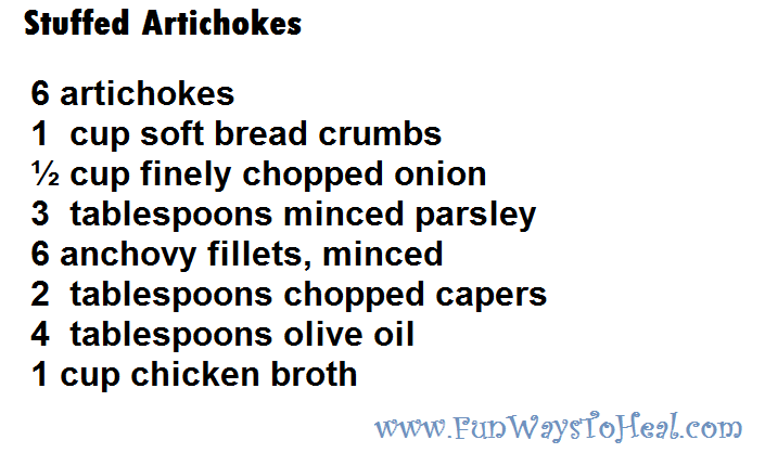 Stuffed Artichoke Recipe